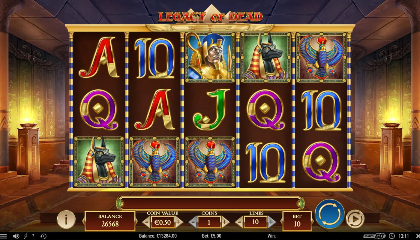 Legacy of Dead slot av Play'n GO — spelvy